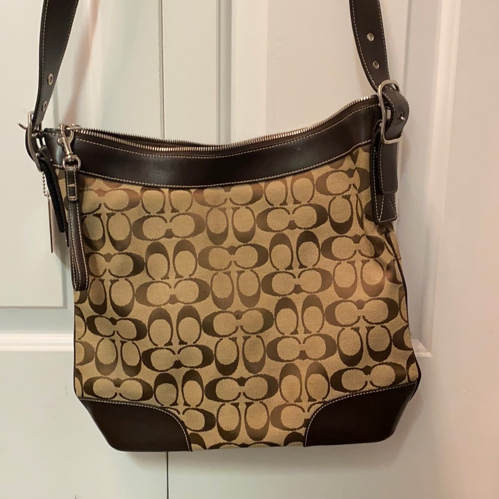 Coach Leather Hobo Bag